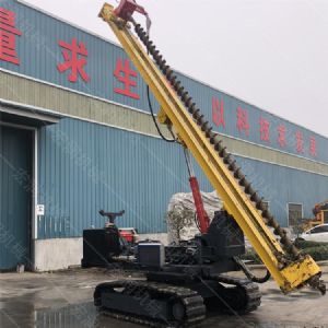 直銷(xiāo)光伏履帶鉆孔機，螺旋光伏鉆孔機